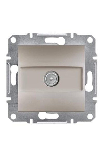 Schneider Electric مقبس تلفزيون فردي من Asfora بقطر 1 ديسيبل برونزي