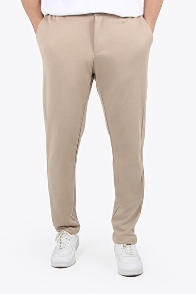 Mckanzie 885 (1001) Pantaloni din piqué cu șnur cu talie elastică