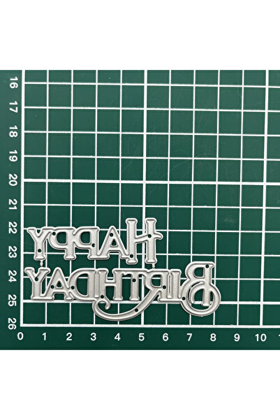 Choice WL1696 2025 New Happy Birthday Flower Metal Cutting Dies for Decoupage...