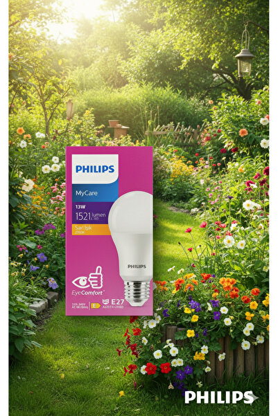 Philips Mycare 13w(90w) =23w Led Ampul/ 2700k-sarı Işık/ 1350 Lumen/ E27 Duy