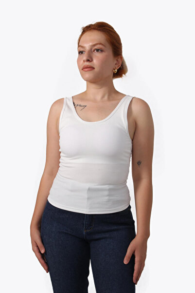 Mckanzie 5058 Model Crop Tank Top - Inside Covered Design