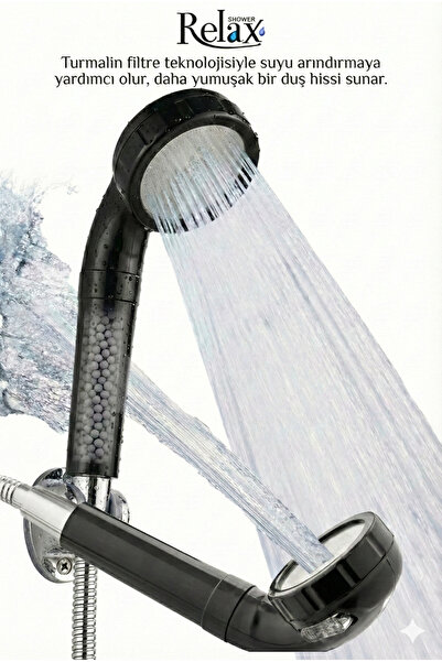 Relax Shower Filtreli Yüksek Basınçlı Tasarruflu Fonksiyonlu Tazyikli I Masaj...