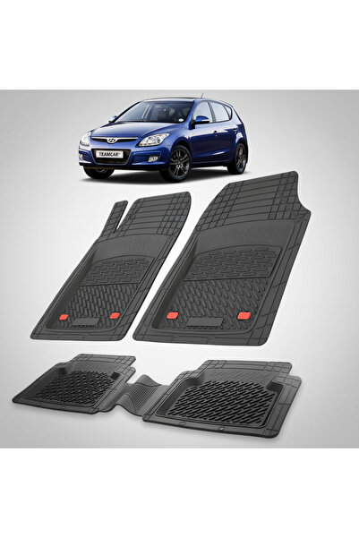 TEAMCAR Covorașe auto Hyundai i30 I (2007-2012) - Tavă tip cauciuc - Argintiu