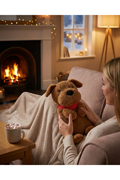 English Home Cute Dogs Peluş Sıcak Su Torbası