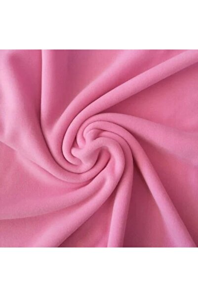 LinaByUgurr Pembe Universal Kaliteli Tüylenmez Metrelik Kalın Polar Kumaş En ...