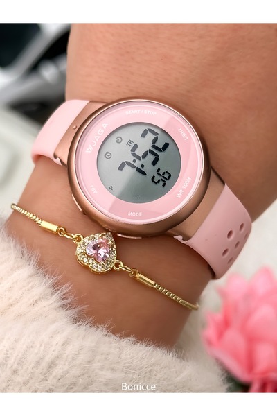 Jaga Pembe Silikon Kordon,su Geçirmez ,(havuz, Deniz Kullanımına Uygun) Dijit...