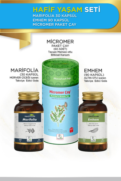 Hekimzade مجموعة لايف ستايل - مايكرومير تي آند إيمهيم 90 كبسولة وماريفوليا 30...