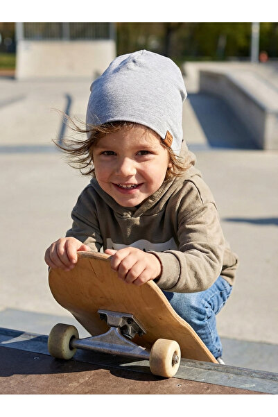 Kardelen Butik Denizli Двупластова памучна барета за момче от 100% памук (4-8...