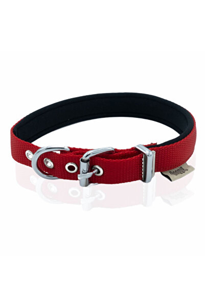 Doggie Comfort Dokuma Köpek Boyun Tasması Small Kırmızı 2x20-35 Cm