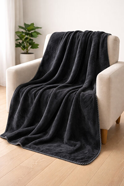 Motif Mağaza بطانية تلفزيون ويلسوفت ناعمة من القطيفة مقاس 130x170 سم