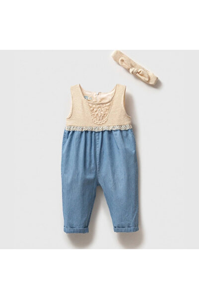 Micii Ștrumfi Salopă cu bandă pentru fete Dare Me - 100% bumbac