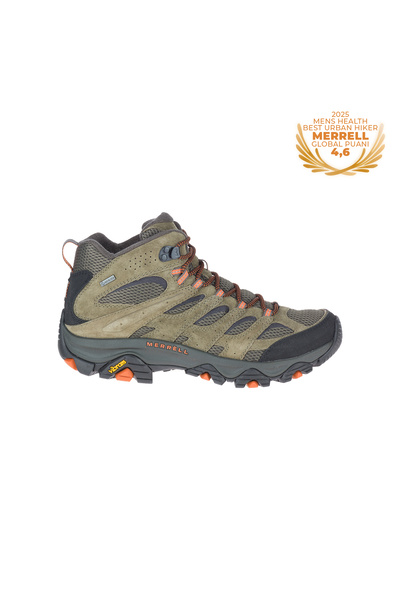 Merrell Moab 3 Mid Gtx J035791 Gore-Tex® Wibram Taban Unisex Bot HAKİ