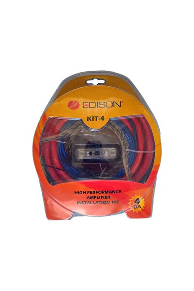 Edison Kit-4ga 4ga Anfi Kablo Seti Xv Sound