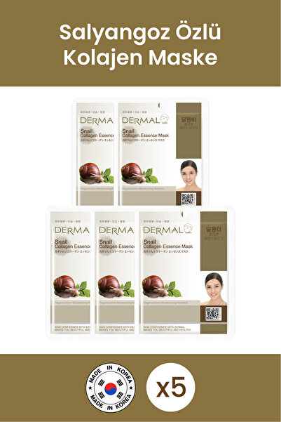 Dermal Yenileyici, Besleyici Ve Nemlendirici Salyangoz Özlü Kollajen Maske 23...