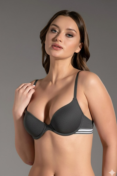 NEWBRA LINGERIE Combed Cotton Push-Up Bra, 335116