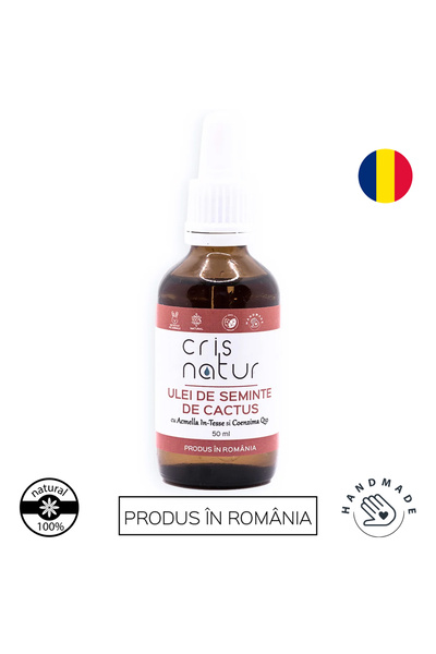 Cris Natur Ulei facial si handmade 100% cu semințe de cactus, Acmella In-Tess...