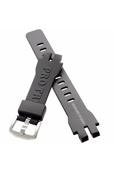 Casio PRG-300 PRW-3100 Gri Orijinal Silikon Saat Kordonu