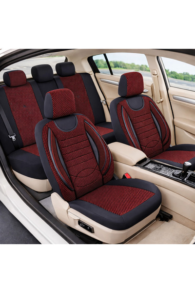 SMARTIC huse pentru scaune auto, City, 11 bucăți, compatibile cu airbag-urile...