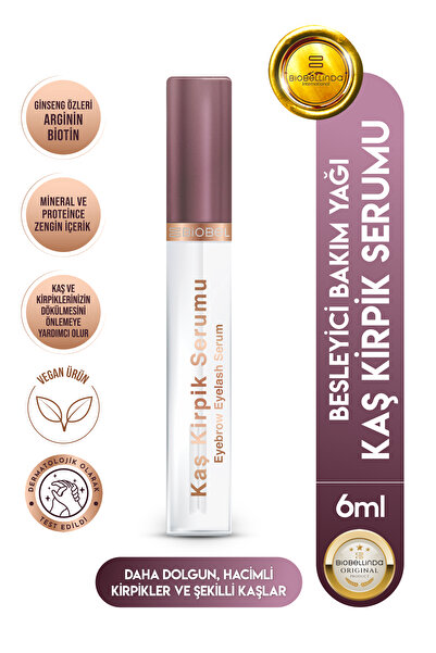BioBellinda Kaş Kirpik Serumu 6 Ml | Besleyici Bakım Yağı 6 ml