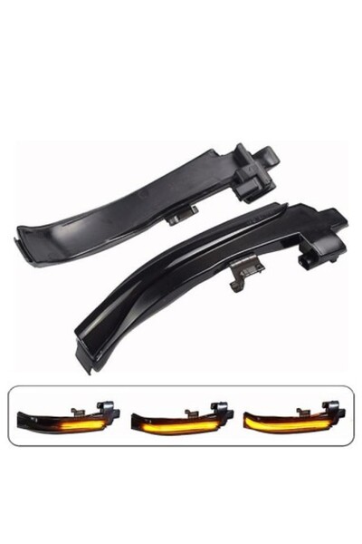 Volvo Set de 2 semnalizatoare LED dinamice pentru oglinzi Volvo V40, V60, V70...