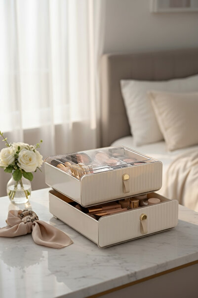 EVSTYLE Drawer Jewelry Makeup Organizer Organizer / Cosmetic Desktop Organizi...