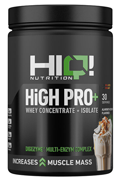 HIQ NUTRITION HIQ High Pro+ 900gr ALMOND'N COCONUT FLAVORED