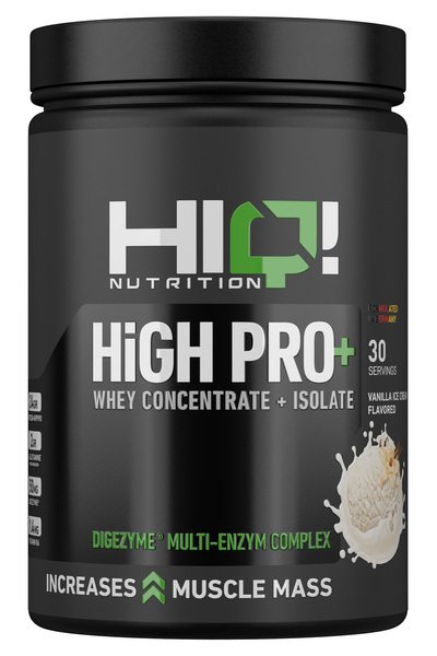 HIQ NUTRITION HIQ High Pro+ 900gr VANILLA ICE CREAM FLAVORED