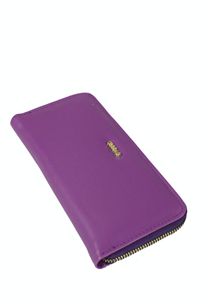 OLLBAG 1007 Faux Leather Women's Wallet / Purse Purple