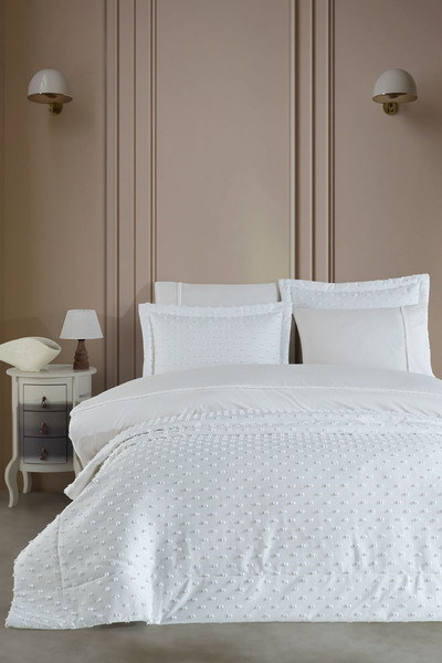 Elart Nora Çeyiz Paketi 7 Parça (270x260 cm) Krem