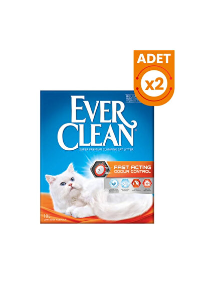Ever Clean Fast Acting Topaklanan Kedi Kumu 2 Adet 6 Lt