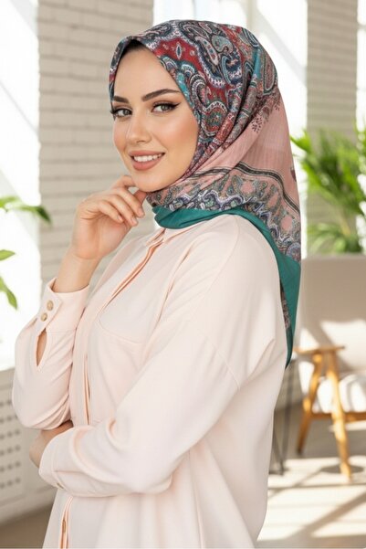 Bestenur 1177 Модель М'яка шарф - Evil з малюнком, пудра