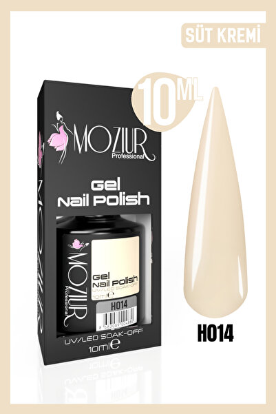 MOZIUR Kalıcı Oje Uv Led H014 (NUDE SERİSİ) 10ml