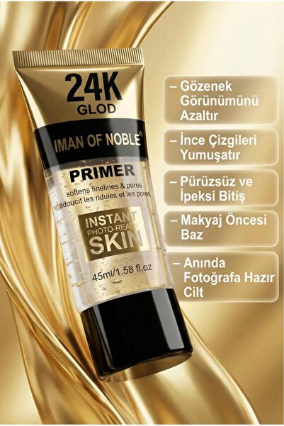 IMAN OF NOBLE 24K Gold Primer Makyaj Bazı 45 ml