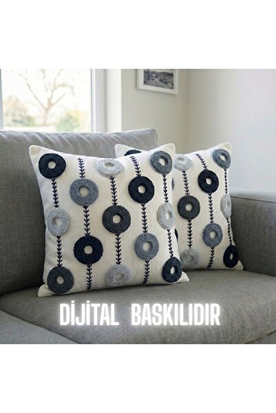 Hayal Dekoratif Punch Nakış Desen 3D Dijital Baskılı Yuvarlak Punch Desenli G...