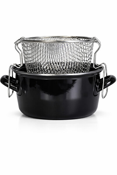 PR HOME Enameled Glass Lid Potato Pepper Pumpkin Sausage Eggplant Frying Pot ...