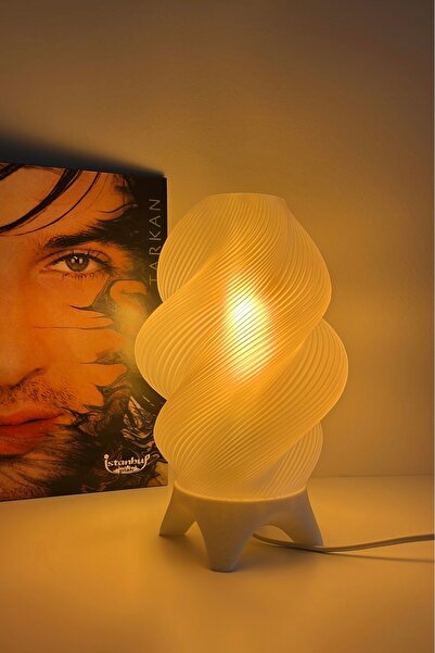 Lumba Design Rustik Gece Lambası Dekoratif Abajur Aydınlatma