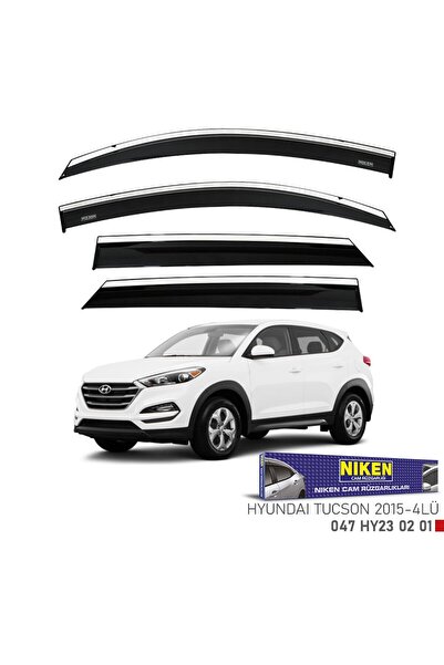 Niken Hyundai tucson cam rüzgarlığı kromlu 2015+