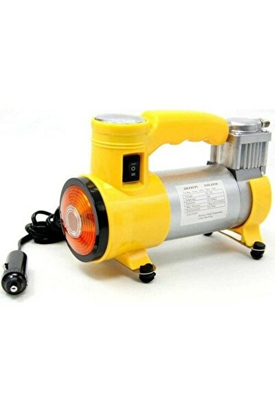 Niken Araç lastik hava kompresörü metal gövde sarı
