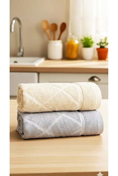 A.Z.H. ( 2'Li Set ) İhraç Fazlası Spor Desenli Çeyizlik 30x50 Cm. Mutfak Havl...