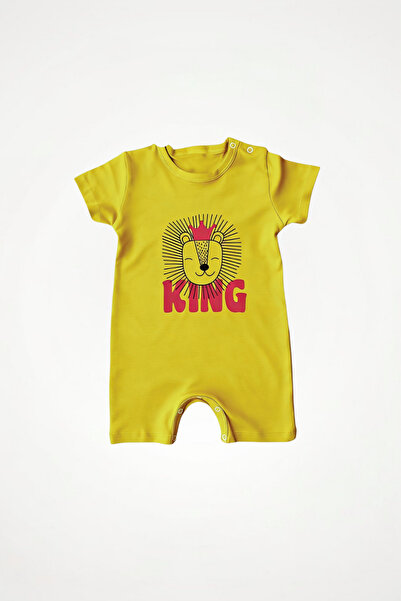 Newteam 100% памучен ромпер с мотиви за момченца | Кръгла яка, къси ръкави и ...