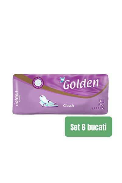 Golden SET 6 PIECES - Tampon Long - Pack of 7