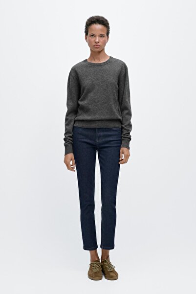 Massimo Dutti Yün karışımlı bisiklet yaka triko kazak