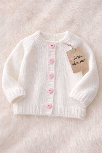 Beyna Pink Polyester Heart Button 2.5 cm 1 Pack 10 Pieces