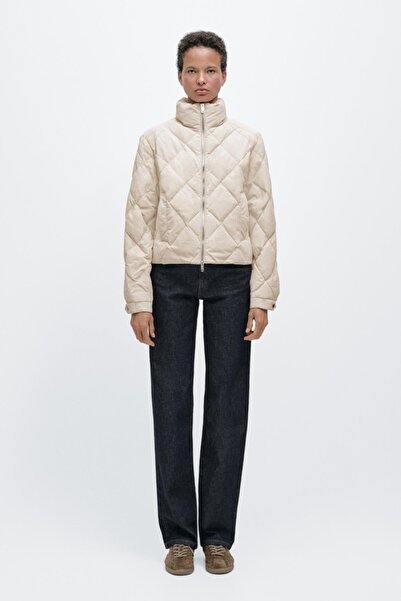 Massimo Dutti Su itici kısa şişme mont