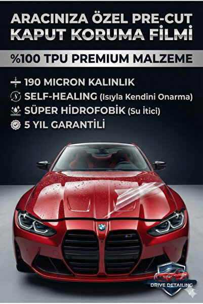 Schutz Kaput Koruma PPF - Pre-Cut Aracına Göre Özel Kesim %100 Tpu 5 Yıl Gara...
