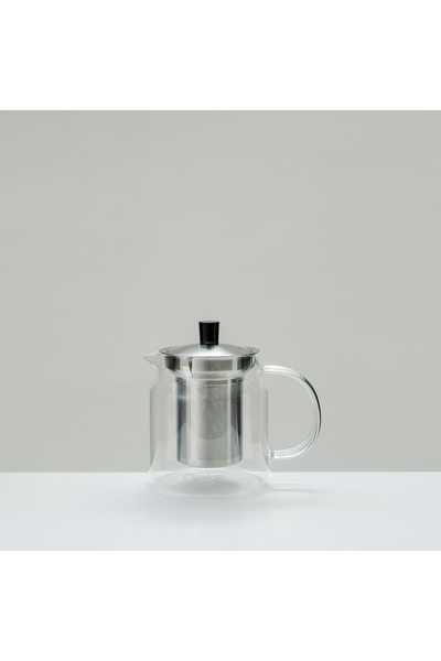 Chakra Zack Süzgeçli Cam Demlik 700 ml Transparan