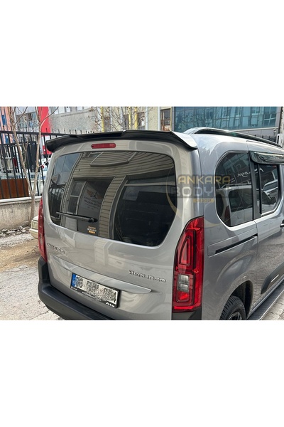 ANKARA BODYKİT YENİ BERLİNGO TEK KAPAK BAGAJ SPOİLER - PARLAK SİYAH - PLASTİK