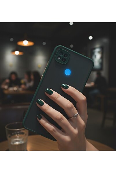 AKSEFİZZ Redmi 9C Uyumlu Kılıf Mat Buzlu Şeffaf Ince Tasarımlı Kapak