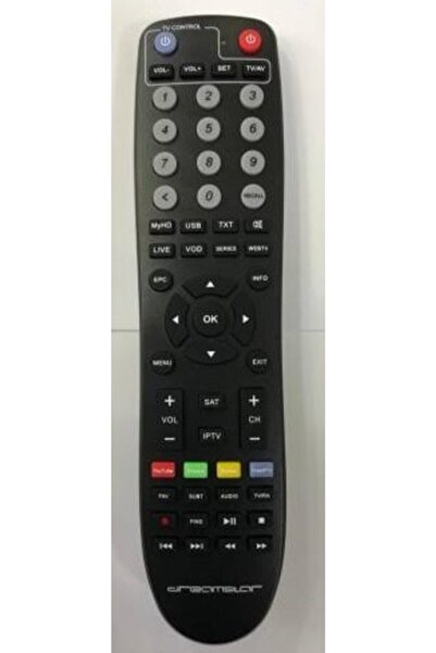 ATAEXPRESS Dreamstar Master Ip Tv Hd Wellbox Atom Hd Uydu Cihazı Kumandası Oval