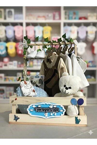 Babylonyasepet Bebek çeyiz sepeti/ anneanne - babaanne sepeti/ yenidoğan hedi...